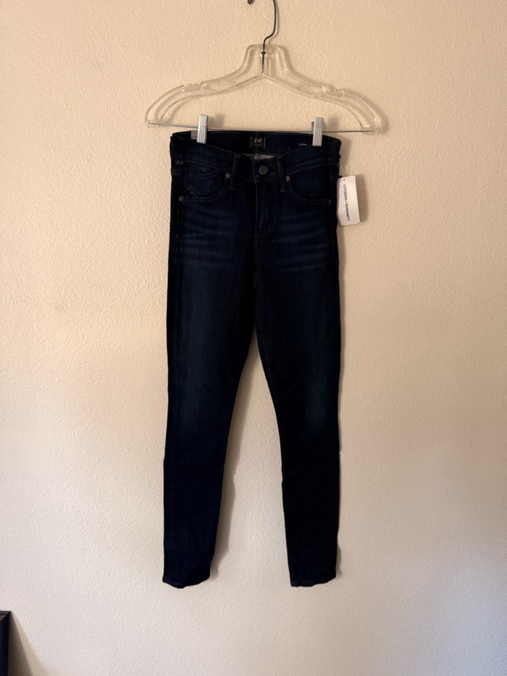 Citizens Of Humanity Dark Indigo High-Rise Skinny Jeans